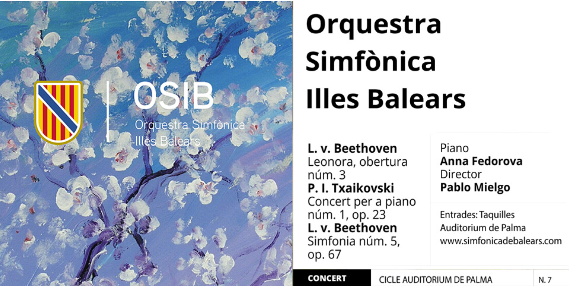 Orquestra Simfònica Illes Balears – 7è Cicle Auditorium de Palma