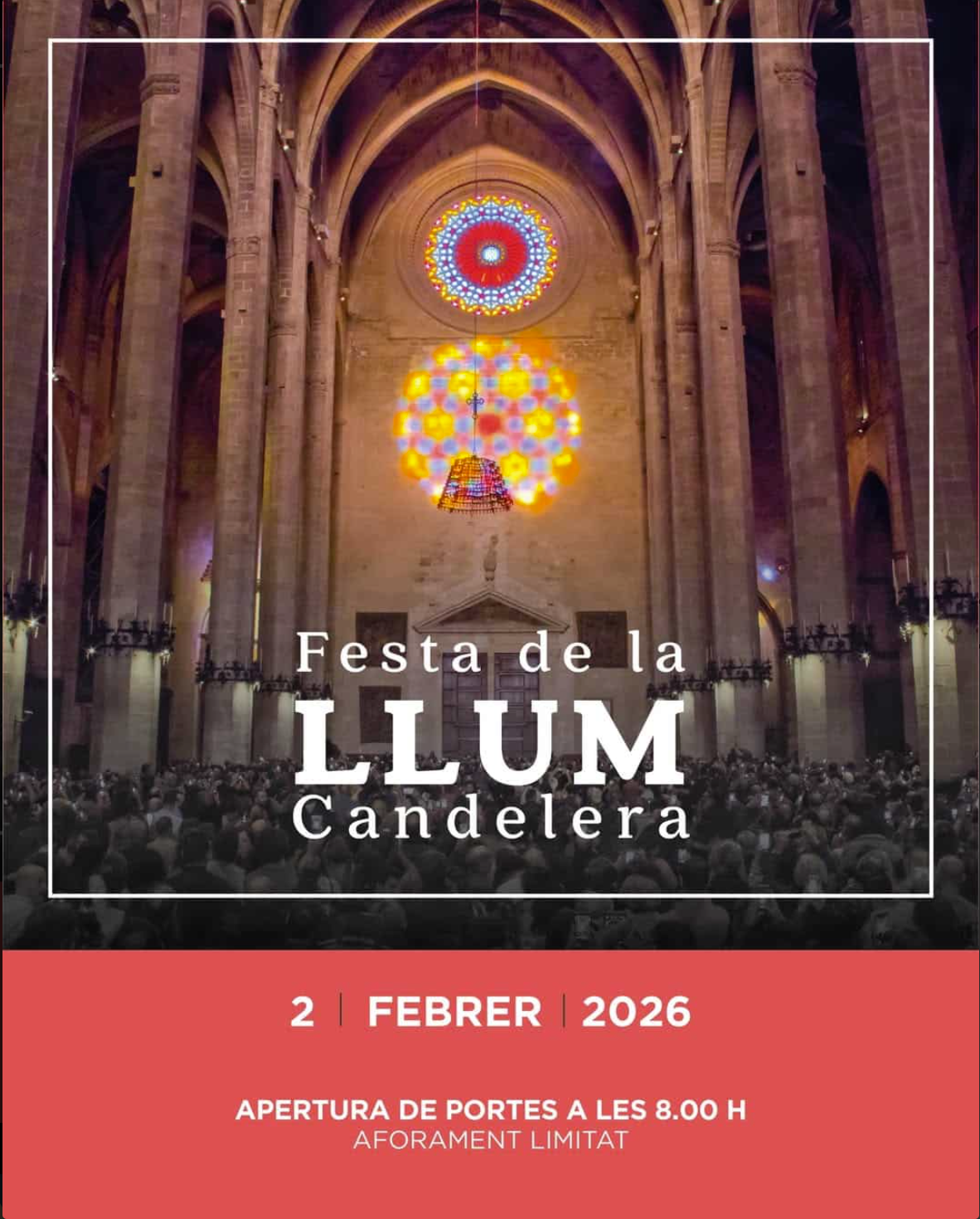 The Light Festival in La Seu (Palma Cathedral)